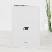 Elegant Silver Glitter Je hebt foto gestudeerd Kaart (Achterkant)