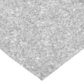 Elegant Silver Glitter Korte Tafelloper (Hoek)