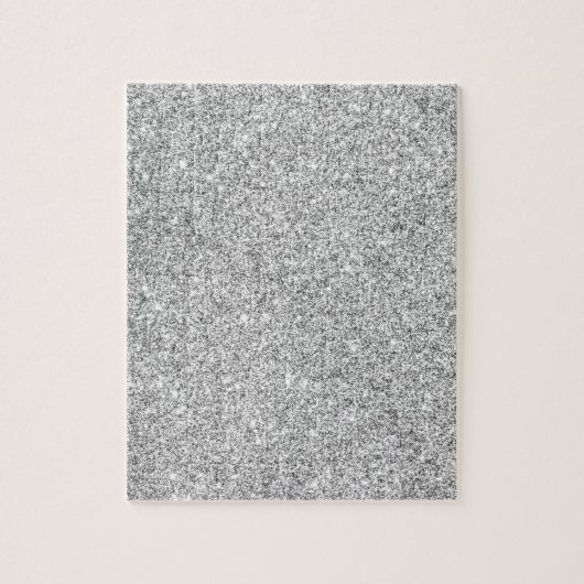 Elegant Silver Glitter Legpuzzel (Verticaal)