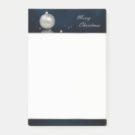 Elegant Silver Glitter Ornament - Post-it® notes