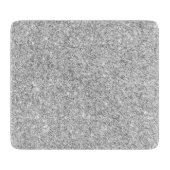 Elegant Silver Glitter Snijplank (Voorkant)