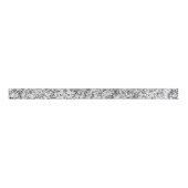 Elegant Silver Glitter Sparkle Grosgrain Lint (Voorkant)