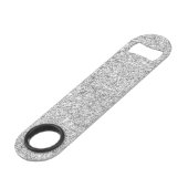 Elegant Silver Glitter Speed Flessenopener (Voorkant Gekanteld)