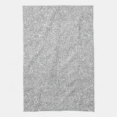 Elegant Silver Glitter Theedoek (Verticaal)