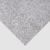 Elegant Silver Glitter Tissuepapier (Detail)