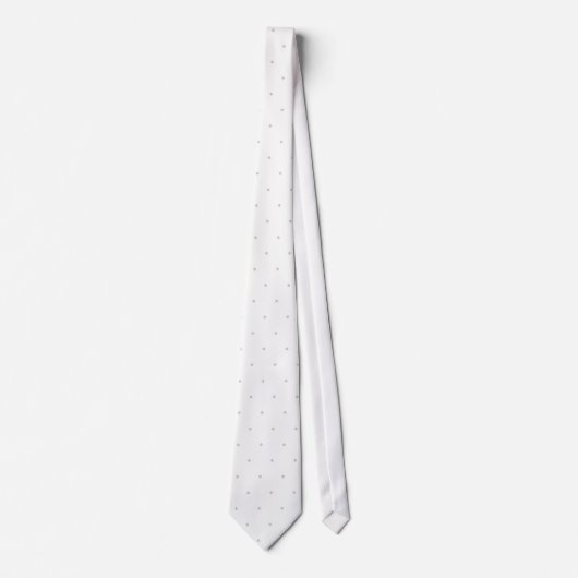 Elegant, Silver Glittery kerstsnowflakes Stropdas (Voorkant)