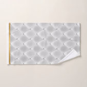 ELEGANT SILVER GOLD BATHROOM TOWEL SET BAD HANDDOEK (Handdoek)