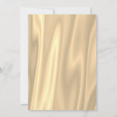 Elegant Silver Gold Glitter Masquerade Party Fancy Kaart (Achterkant)