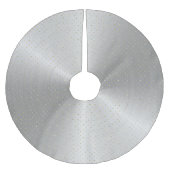 Elegant Silver Gold Stippen Kerstmis Kerstboom Rok (Voorkant)