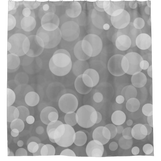 ELEGANT SILVER GRAY PATTERNED SHOWER CURTATION DOUCHEGORDIJN (Voorkant)