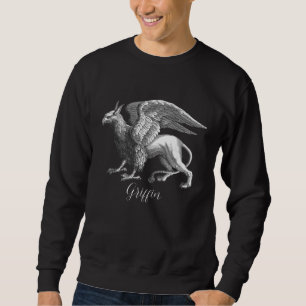 Elegant Silver Grey/Grey Griffin Legendary Beast Trui