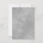 Elegant Silver Lace over White Love & Bedankt Wedd (Achterkant)