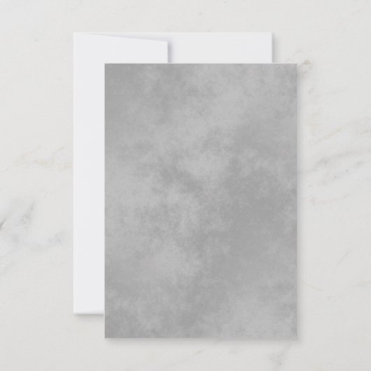 Elegant Silver Lace over White Love & Bedankt Wedd (Achterkant)