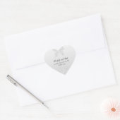 Elegant Silver Leaves Return Address Stickers (Envelop)