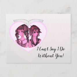 Elegant Silver Leaves zal mijn Bridesmaid zijn Briefkaart