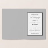 Elegant Silver Lemons & Foliage Wedding Real Folie Kaarten (Binnen)
