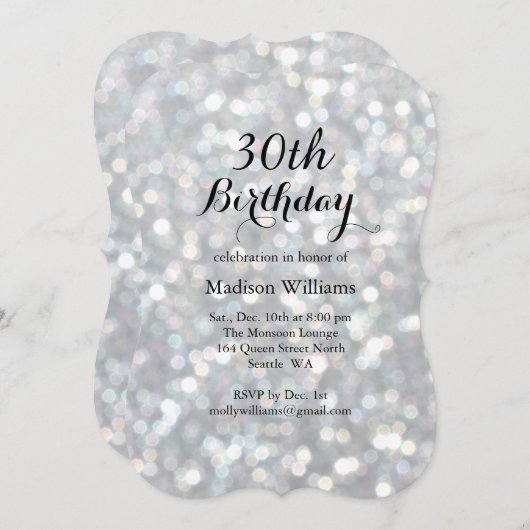 Elegant Silver Lights 2010 Kaart (Voorkant / Achterkant)