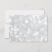 Elegant Silver Lights RSVP (Achterkant)
