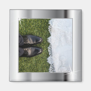 Elegant Silver Lijst Magneet