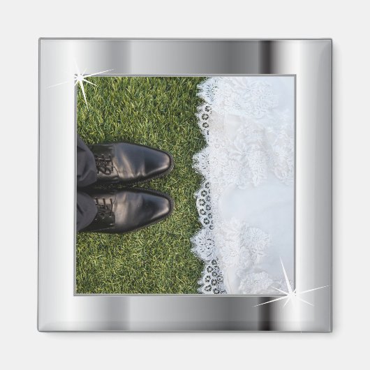 Elegant Silver Lijst Magneet (Voorkant)