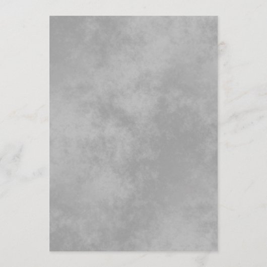 Elegant Silver & Magenta Plum Paarse bruiloft Menu (Achterkant)