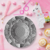 Elegant Silver Paper Borden Papieren Bordje (Feest)