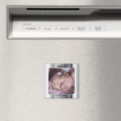 Elegant Silver Photo Lijst Magneet (Insitu (Vaatwasser))