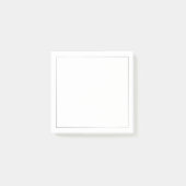 Elegant Silver Post-it® Notes (Voorkant)