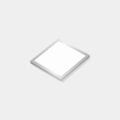 Elegant Silver Post-it® Notes (Schuin)