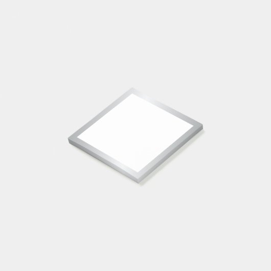 Elegant Silver Post-it® Notes (Schuin)