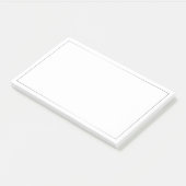 Elegant Silver Post-it® Notes (Schuin)