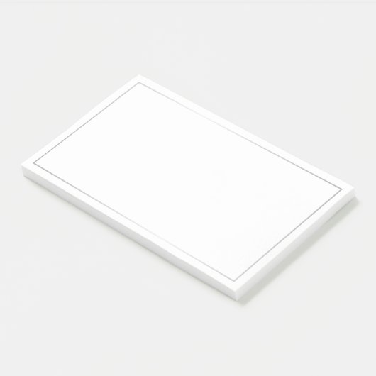Elegant Silver Post-it® Notes (Schuin)