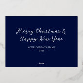 Elegant Silver Prettige feestdagen Company Folie C (Achterkant)