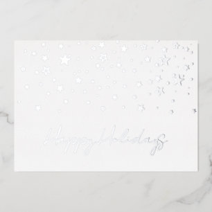 Elegant Silver Prettige feestdagen Company Folie C