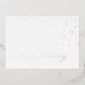 Elegant Silver Prettige feestdagen Company Folie C (Voorkant)