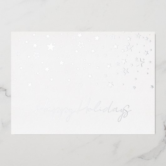 Elegant Silver Prettige feestdagen Company Folie C (Voorkant)