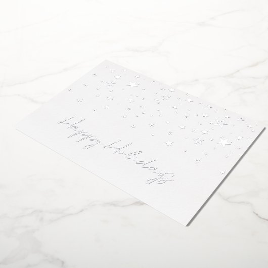 Elegant Silver Prettige feestdagen Company Folie C (Gedraaid)