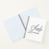  Elegant Silver Script Professional Journal Notebo Notitieboek (Binnen)