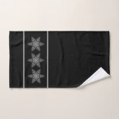 Elegant Silver Snowflake Towel Set Bad Handdoek (Handdoek)