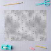 Elegant Silver Star Tissuepapier (Craft)