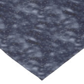 Elegant Silver Stars Kerstmis Tafelkleed (Gekanteld)