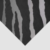 Elegant Silver Tiger Tissuepapier (Detail)