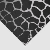 Elegant Silver Tiger Tissuepapier (Detail)