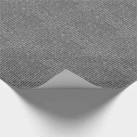 Elegant Silver Verticaal Cadeaupapier (Hoek)