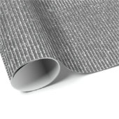 Elegant Silver Verticaal Cadeaupapier (Rol Hoek)