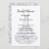 Elegant Silver Wedding Dress Vrijgezellenfeest Kaart (Voorkant / Achterkant)