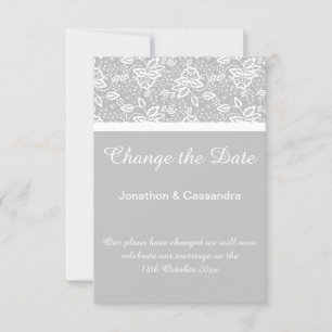 ELEGANT SILVER WHITLACE VERANDERT DE DATUM