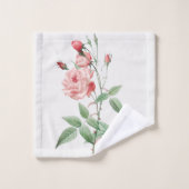 Elegant simpele bloem bad handdoek (Wasdoekje)