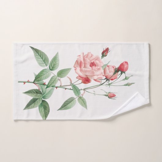 Elegant simpele bloem bad handdoek (Handdoek)