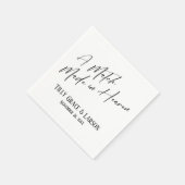 Elegant Simple A Match made in Heaven Servet (Hoek)